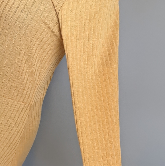 Goldenrod Wild Fable Long Sleeve Dress - M - Picture 5 of 7